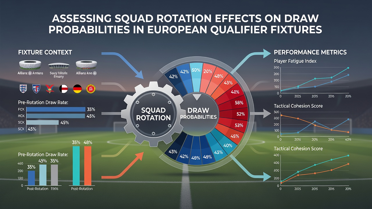 Squad rotation patterns during European qualifier matches showing player substitutions and tactical adjustments