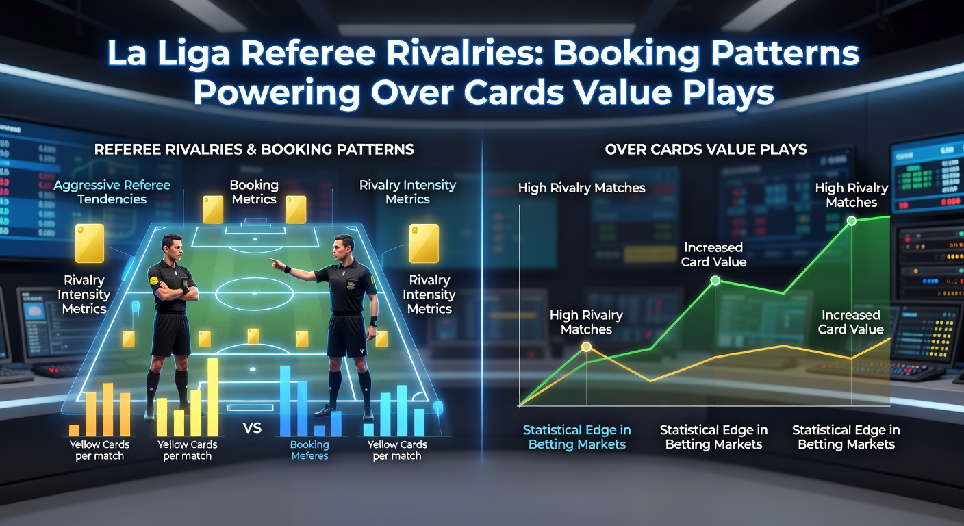 Close-up of a La Liga derby showdown with multiple players surrounding the referee amid yellow card chaos
