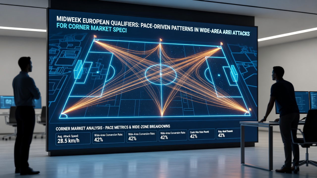 Corner market trends linked to wide attacking speed in midweek fixtures