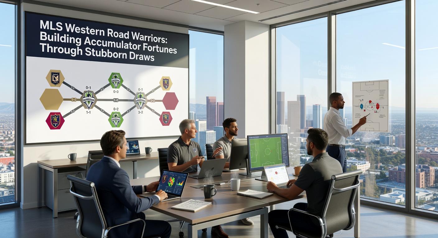 MLS Western Conference teams celebrating a hard-fought road draw, highlighting defensive resilience on away turf