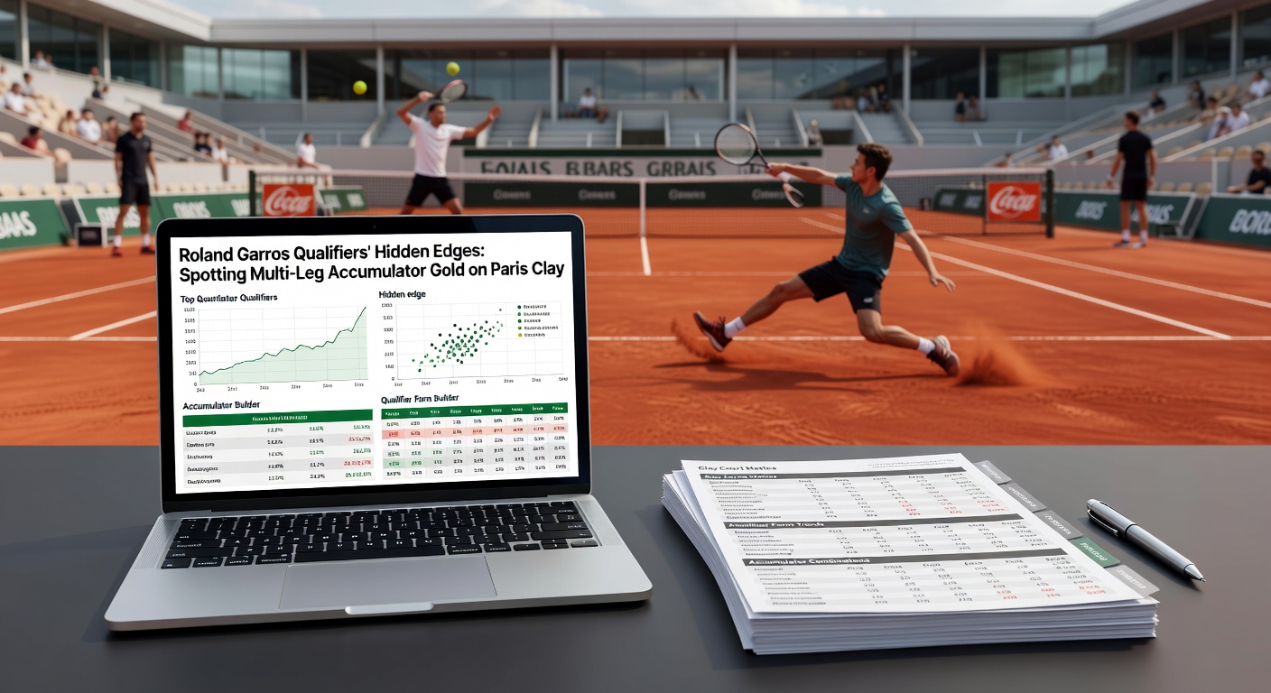 Intense rally during Roland Garros qualifiers on the slow Paris clay courts, highlighting player endurance