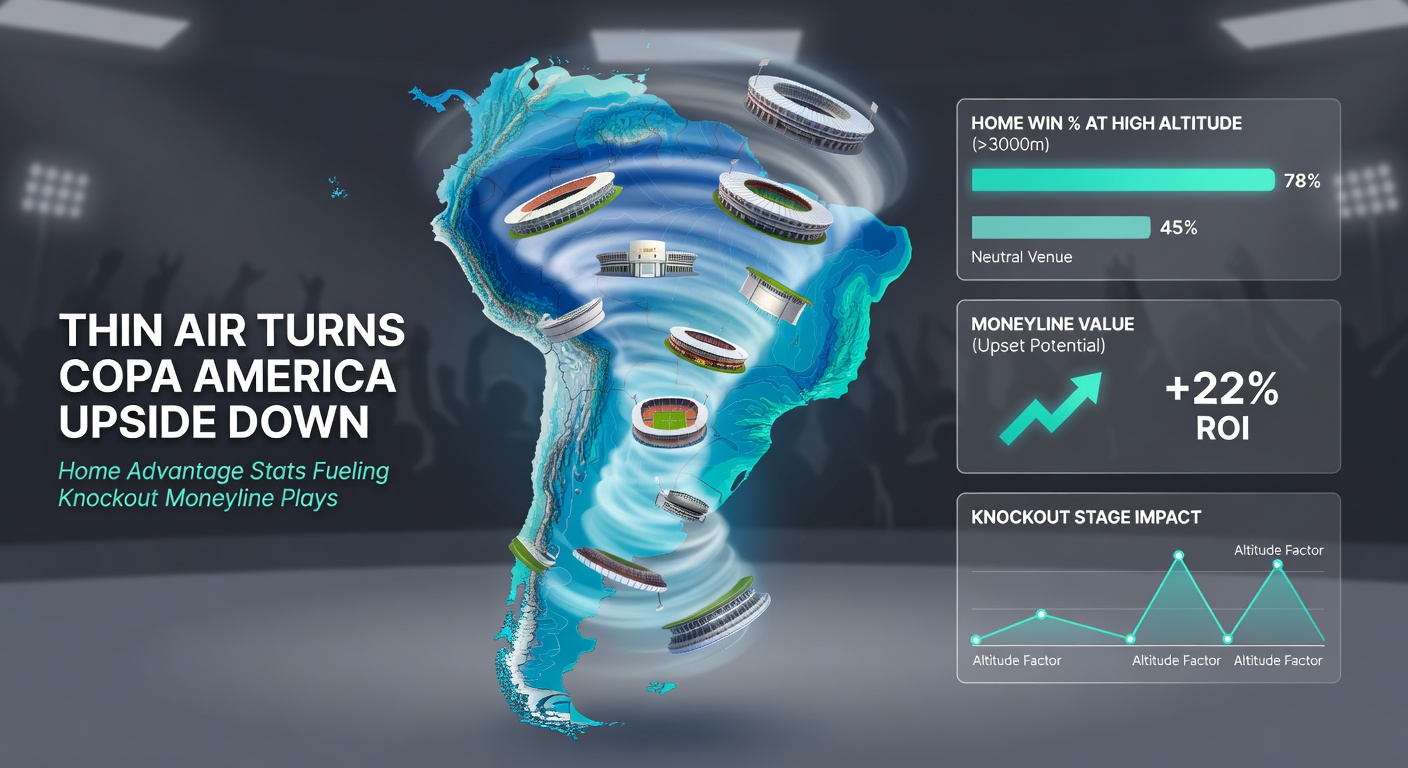 Ecuador players celebrating a goal at Estadio Olímpico Atahualpa in Quito, with the high-altitude stadium crowd roaring amid misty Andean peaks